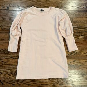 J. Crew Terry Puff-sleeve Sweatshirt Dress Medium